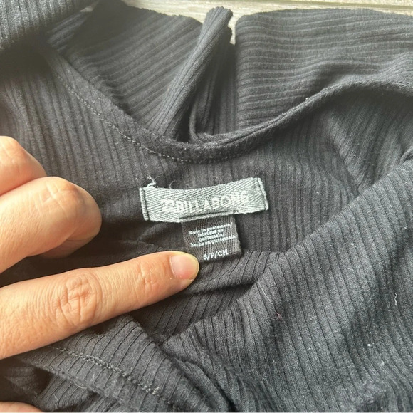 Billabong  No Frills Bodycon Mini Dress in Black - Picture 10 of 12